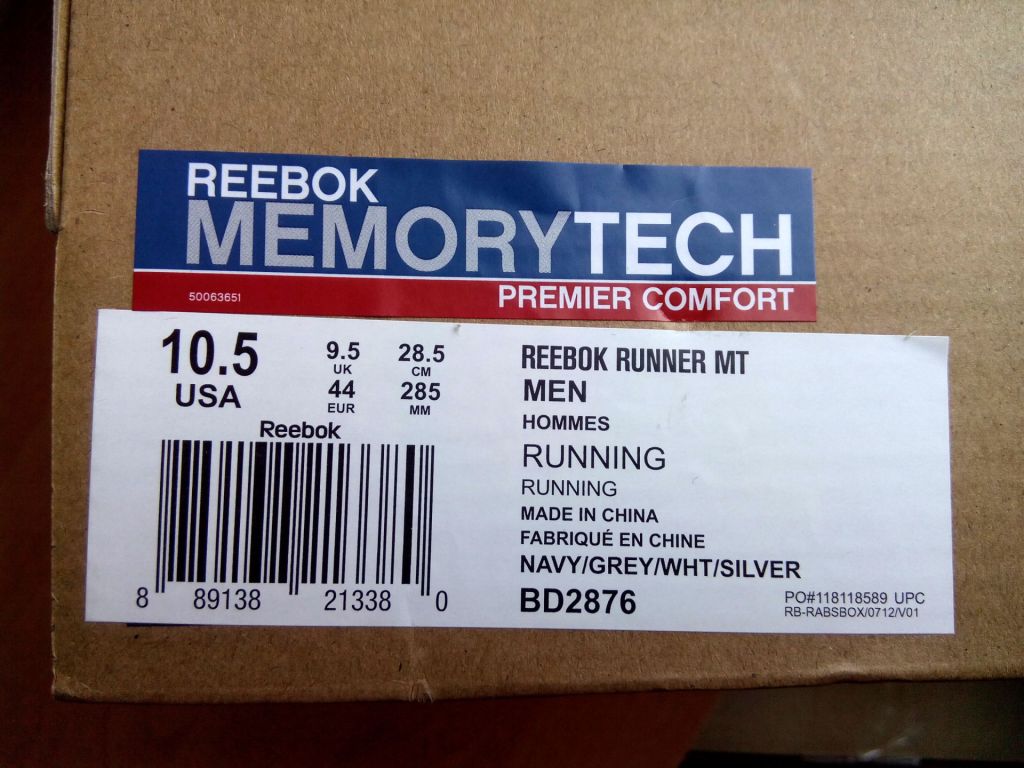 Reebok Runner original 9,5US, 42,5EU-27.5см нові - фото фото фото 9