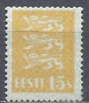 Эстония 1928 стандарт герб львы 1м.() - фото фото фото 0