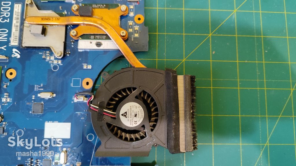 Система охолодження вентилятор та радіатор Samsung R530/R730 - фото фото фото 0