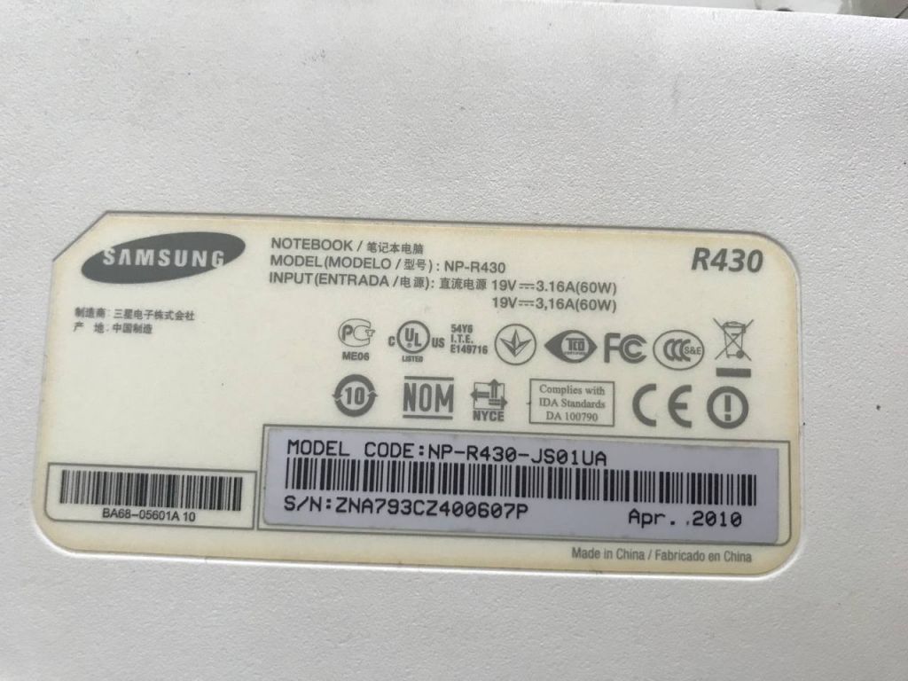 Поддон + сервисная книжка + динамики  для Samsung R430 - фото фото фото 2