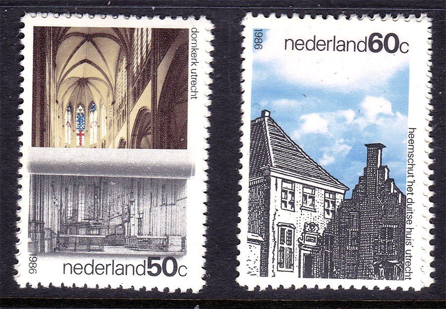 ZM Нидерланды  1986 г  MNH  - архитектура - фото фото фото 0
