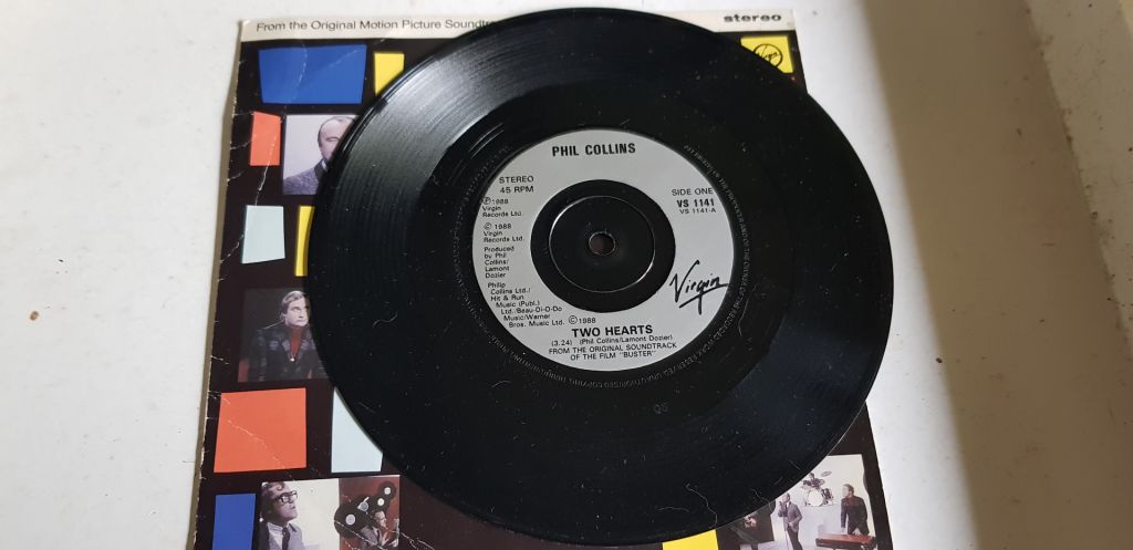 Phil Collins Two Hearts 45 RPM 1988 - фото фото фото 2