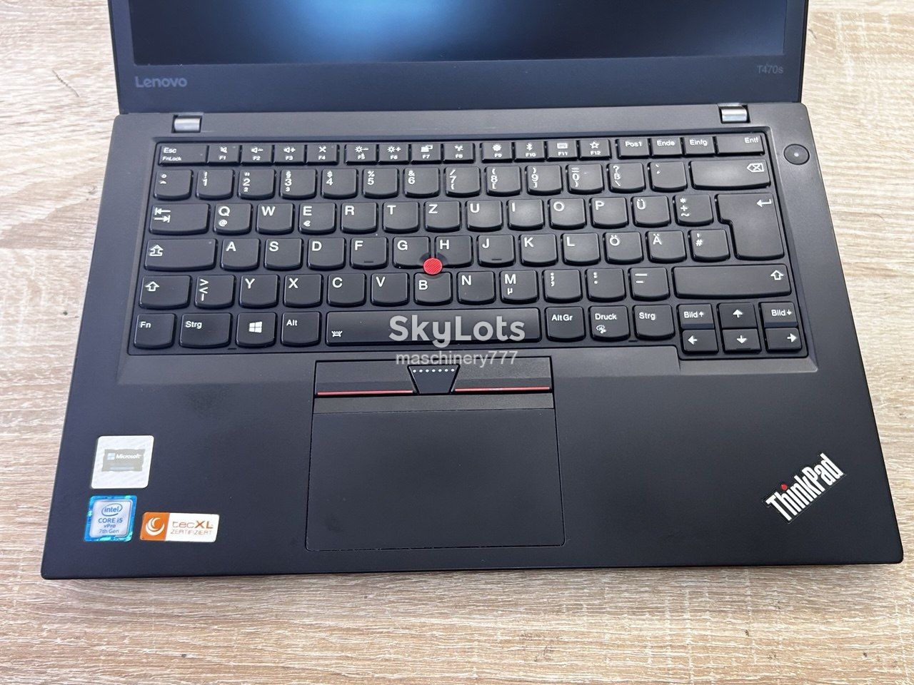 ноутбук lenovo t470s-intel core i5-7gen-4gb ram ddr4-№а933 - фото фото фото 1