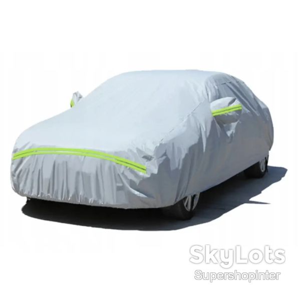 Автомобильный защитный тент-чехол для автомобиля XL 540*175*120 см Водонепроницаемый защитный тент на машину - фото фото фото 4