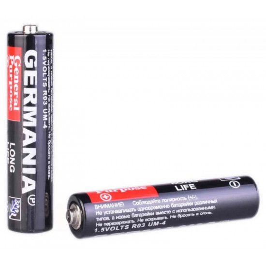 Батарейки МІНІ пальчикові GERMANIA тип ААА 20шт - фото фото фото 0