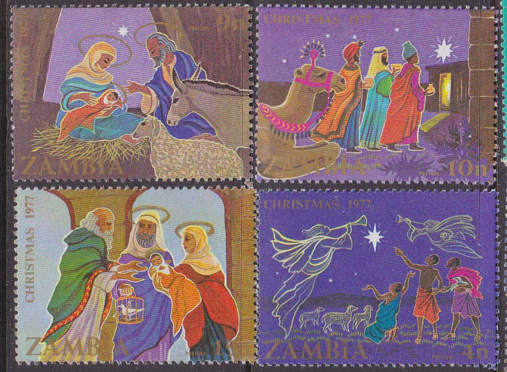 NM Замбия 1977 г   MNH  - Рождество - - фото фото фото 0
