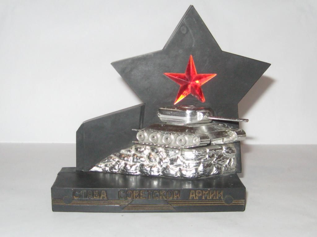 Сувенир настольный слава советской армии танк СССР - фото фото фото 1