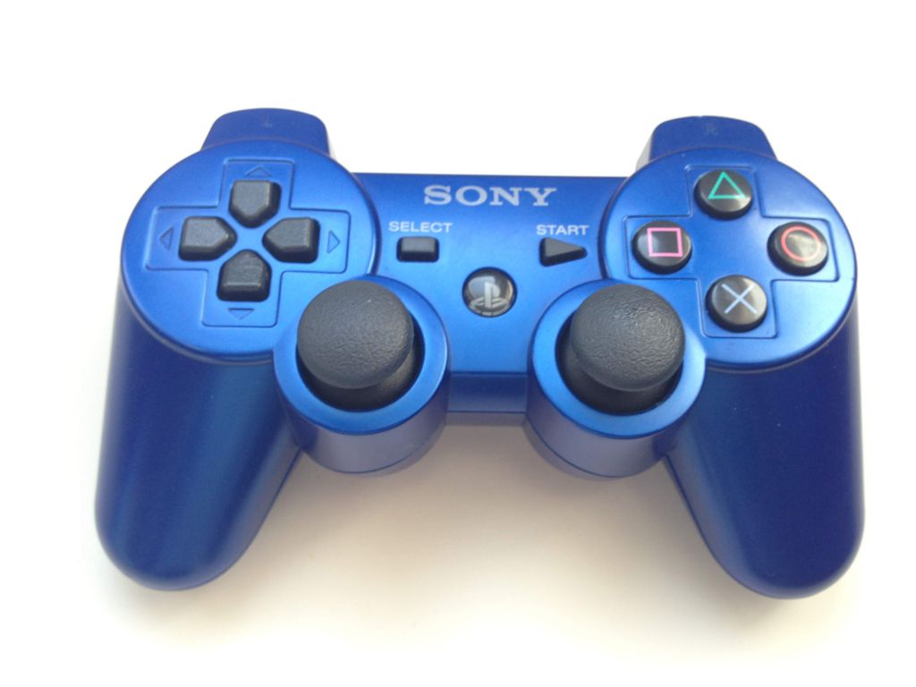 Sony PlayStation 3 DualShock Blue-Original - фото фото фото 4