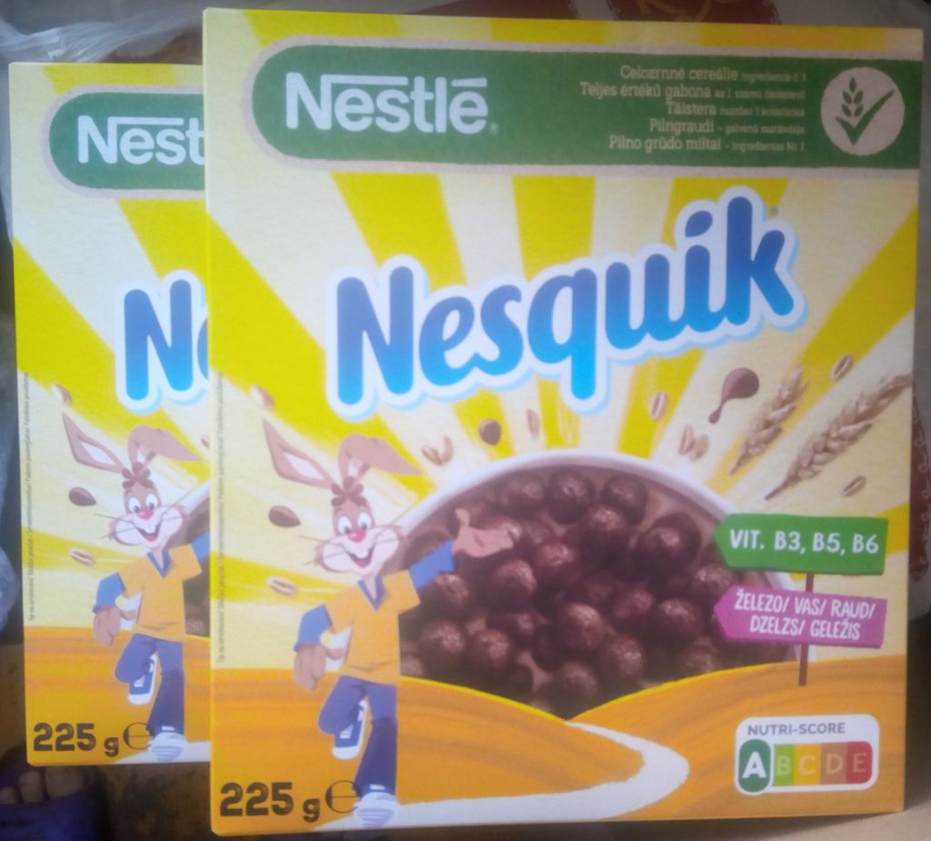 мегалот 2 штуки Nestle Nesquik хрустящки  мега лот - фото фото фото 0