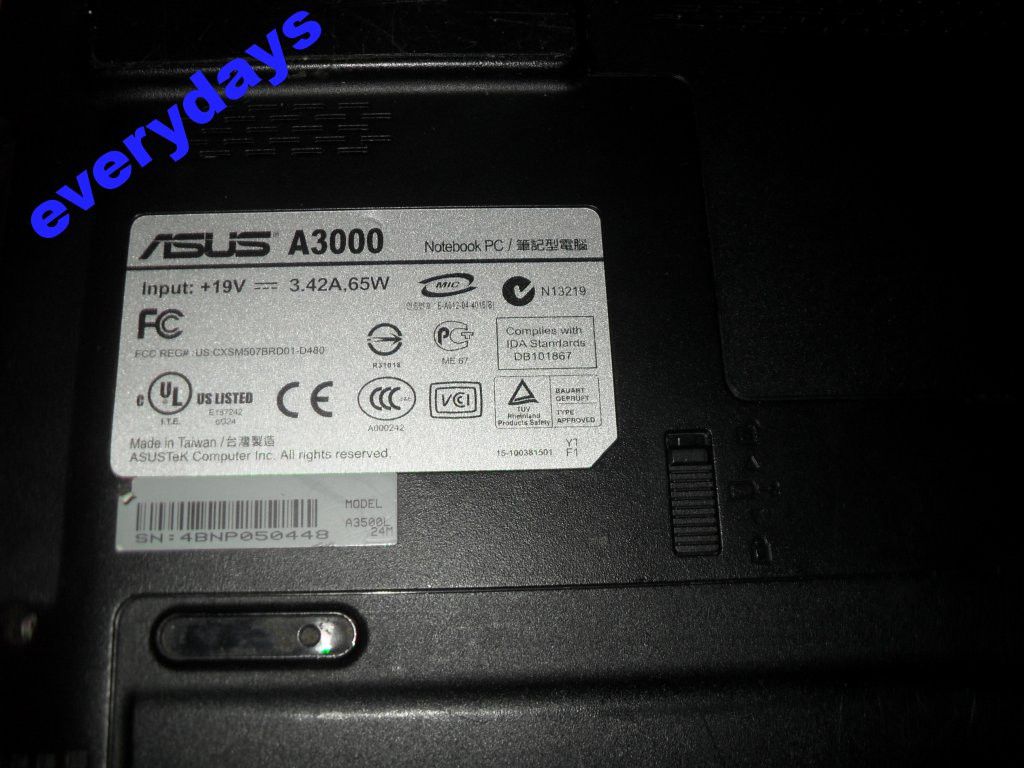 Ноутбук Asus А3000 на запчасти - фото фото фото 7