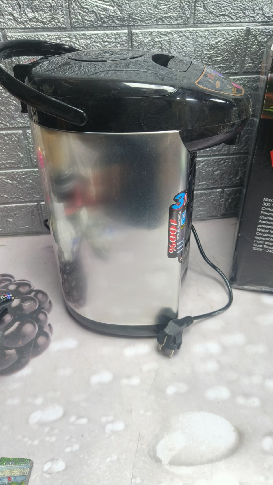 Лот Термопот електричний     (електричний чайник з термосом) Domotec MS-6000. 6.0 Літрів - фото фото фото 3