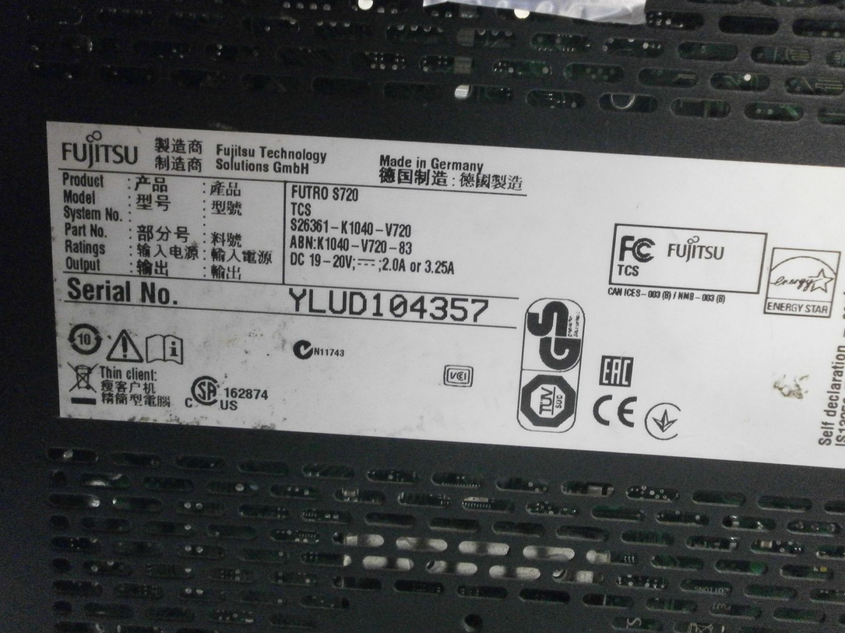 МИНИ ПК  Fujitsu FUTRO S720 USFF Nettop - фото фото фото 7