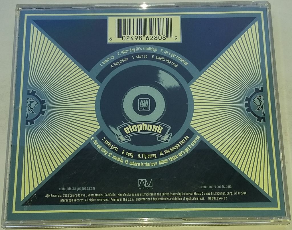 THE BLACK EYED PEAS Elephunk  CD US - фото фото фото 2