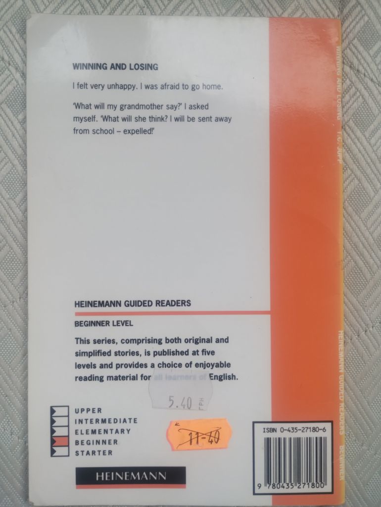 Winning and Losing — T.C. Jupp  (Heinemann Guided Readers) — Beginner - фото фото фото 1