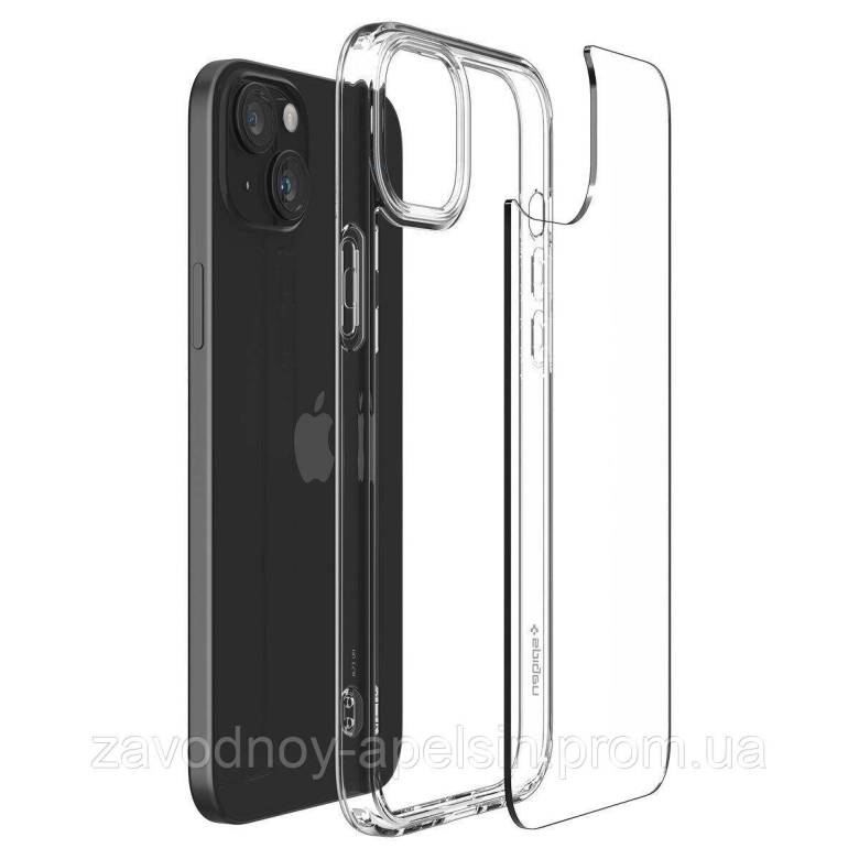 Iphone 15 Plus Прозрачный чехол Гибридный (TPU+PC) - фото фото фото 3