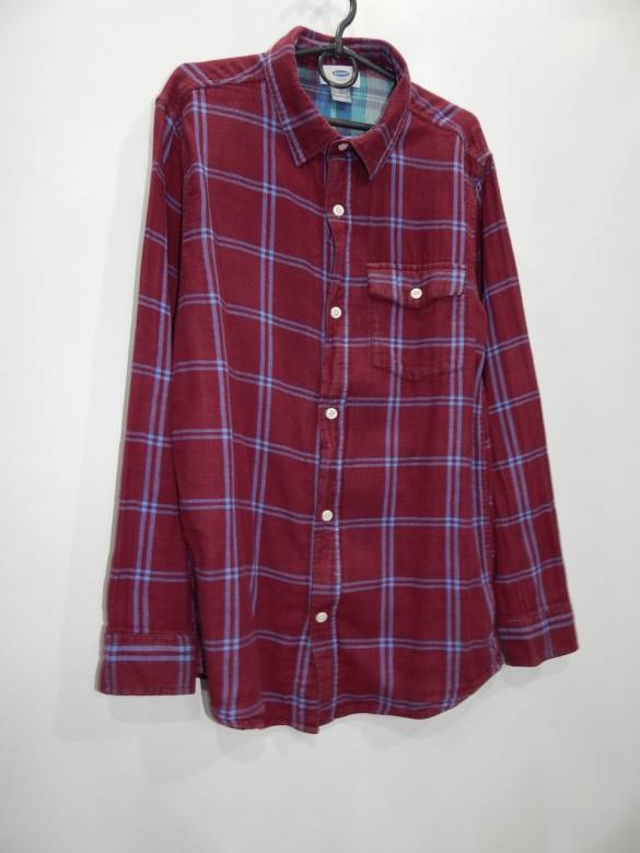 Рубашка подростковая фланель OLD NAVY,14-16лет, 152-158см., р.38-42 042д (в указанном размере, тольк - фото фото фото 2