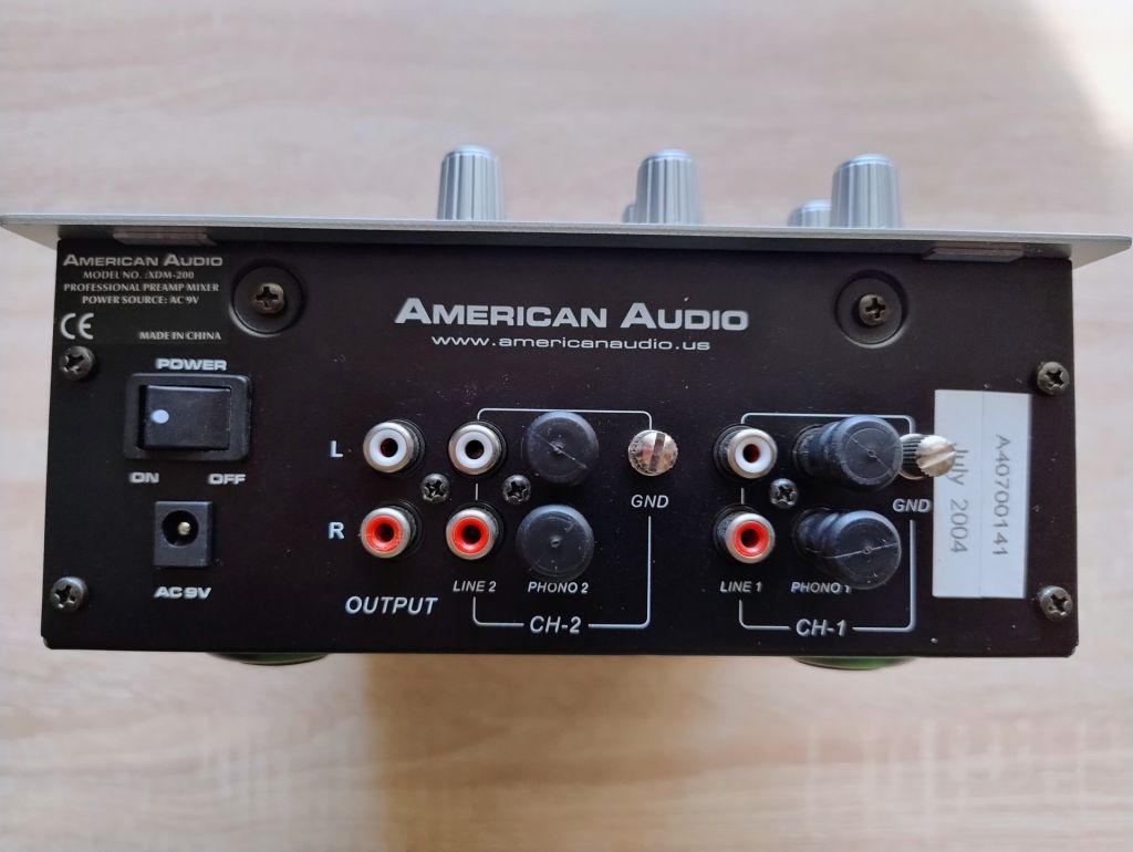 Микшер Anerican Audio XDM-200. Состояние! - фото фото фото 3