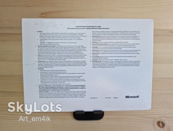 Windows Server CAL 2019 English 1pk DSP OEI 5 Clt Device CAL - фото фото фото 1