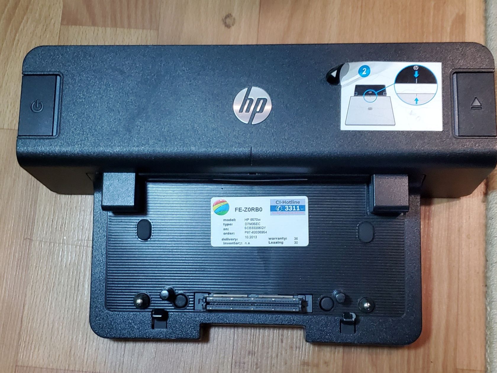 Док-станція HP 90W Docking Station   (A7E32AA) - фото фото фото 0