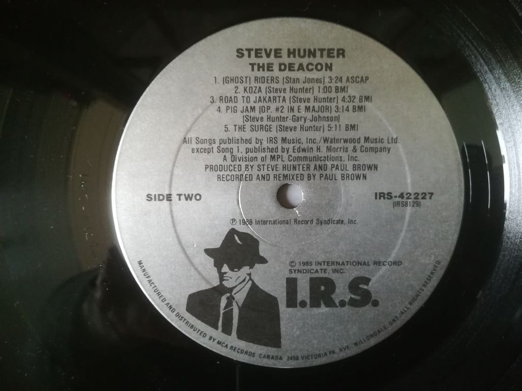 Steve Hunter-The deacon   (2)-NM-Канада - фото фото фото 6