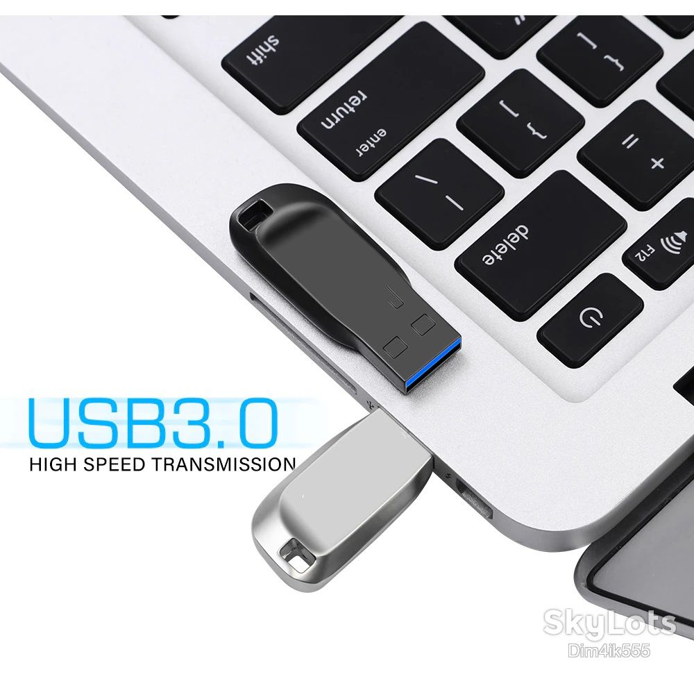Флешка USB 3.0 128Gb Silver вид 2 - фото фото фото 2
