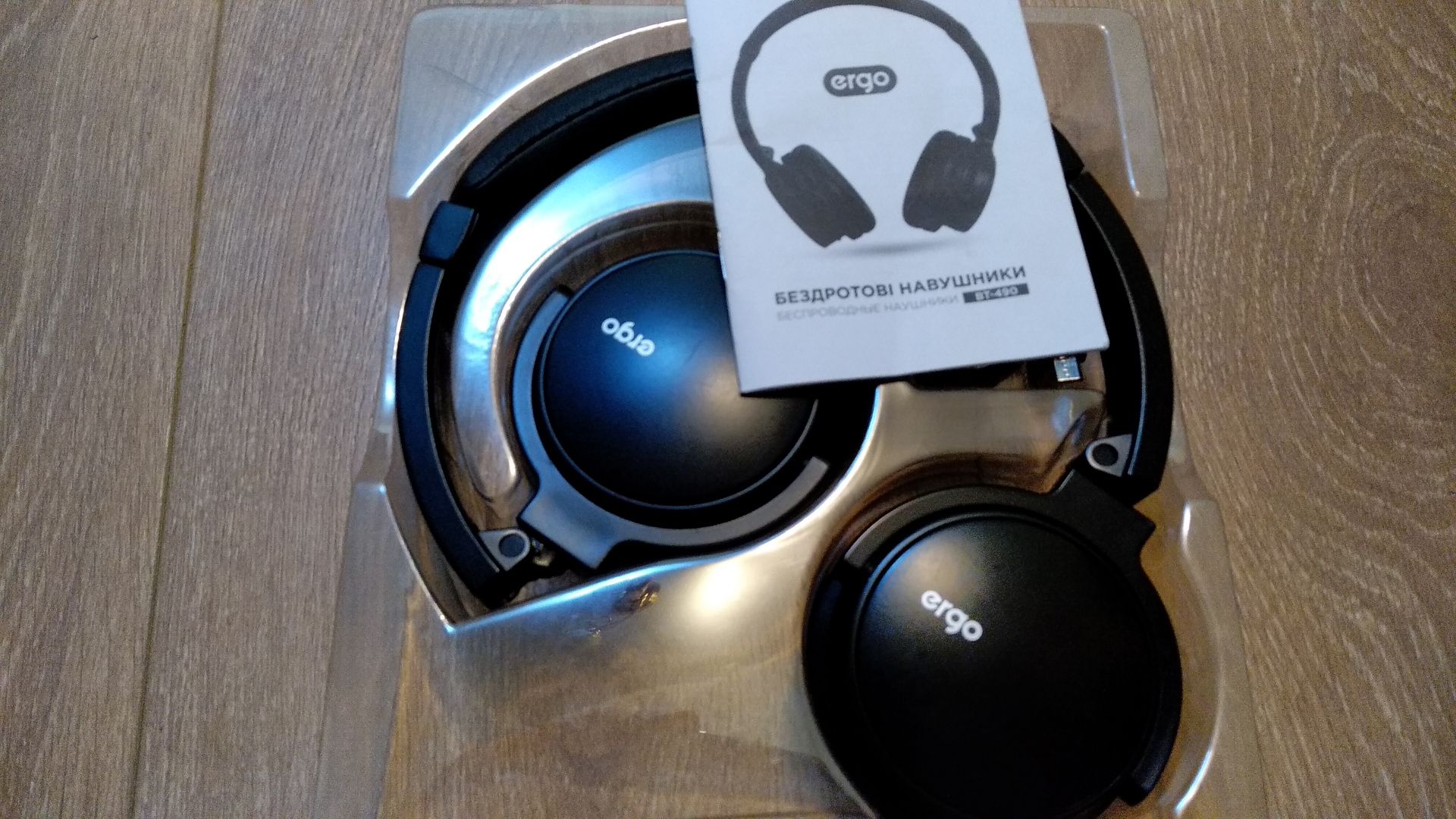 Наушники Bluetooth-гарнитура Ergo BT-490 Black - фото фото фото 4