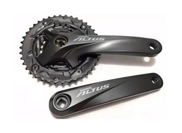 Шатуни Shimano Altus FC-M2000 40-30-22Т 9шв. чорний (4469) - фото фото фото 1