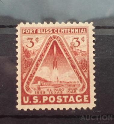 США USA 1948 Space Mi 589 Fort Bliss  Space Rocket MNH - фото фото фото 0