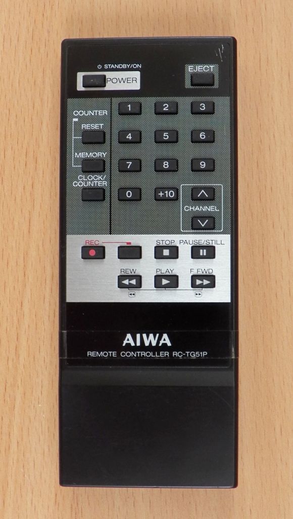 Пульт VCR AIWA RC-TG51P HV-DK910MKII гарантія - фото фото фото 1