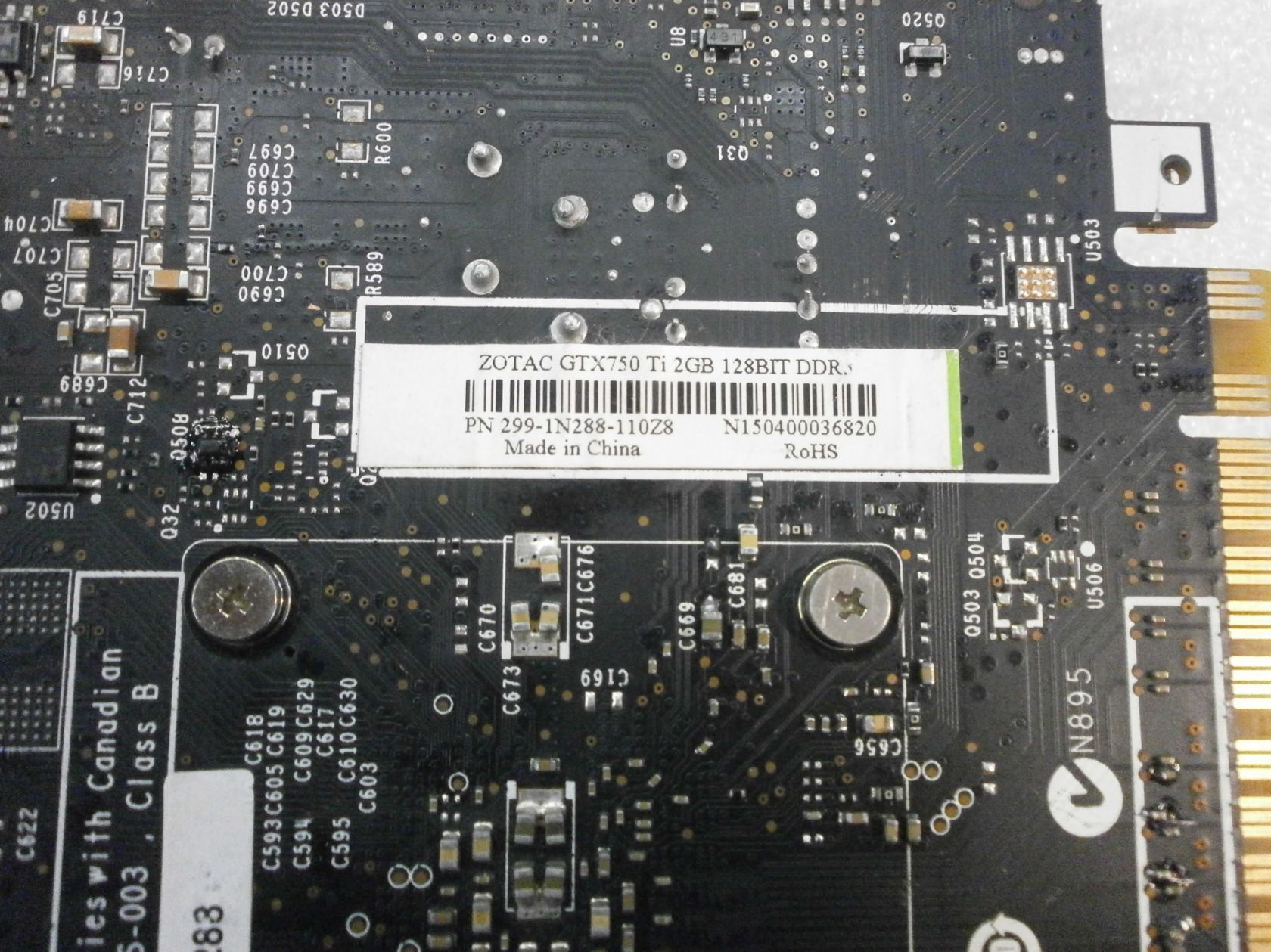Geforce  GTX750TI  2Gb 128bit DDR5 - фото фото фото 3