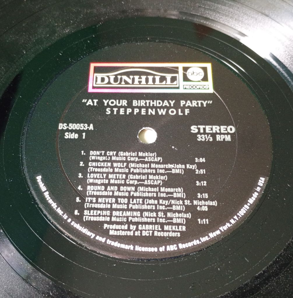 STEPPENWOLF At Your Birthday Party LP  EX- - фото фото фото 3