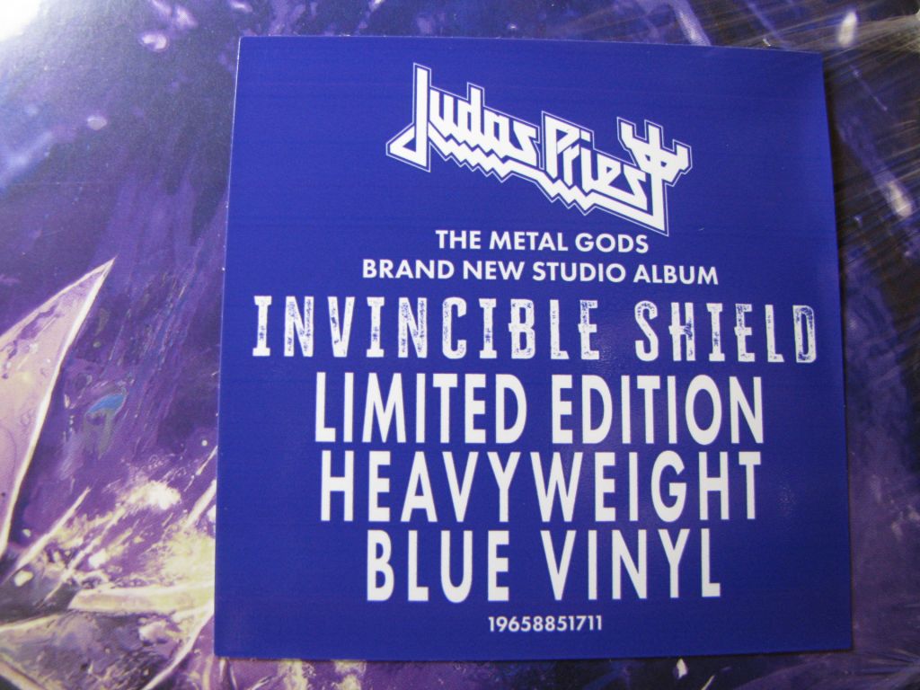 JUDAS PRIEST - Invincible Shield      (2024 Sony LIMITED BLUE 2LP) вініл платівка винил - фото фото фото 2