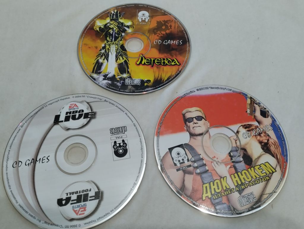 CD GAMES 3 штуки без коробки - фото фото фото 0