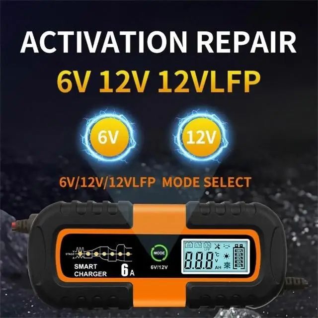 Зарядний пристрій 6А Battery Charger 6-12V - фото фото фото 2