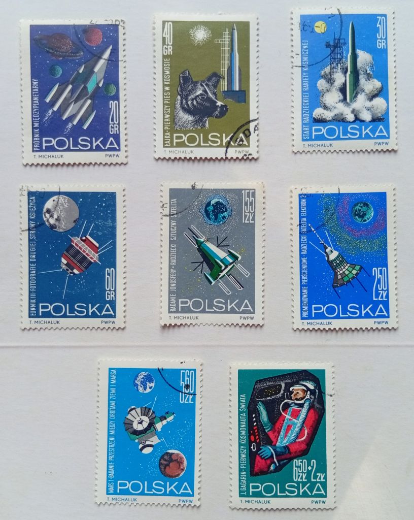 Польша 1964 Исследование космоса, гашеные - фото фото фото 0