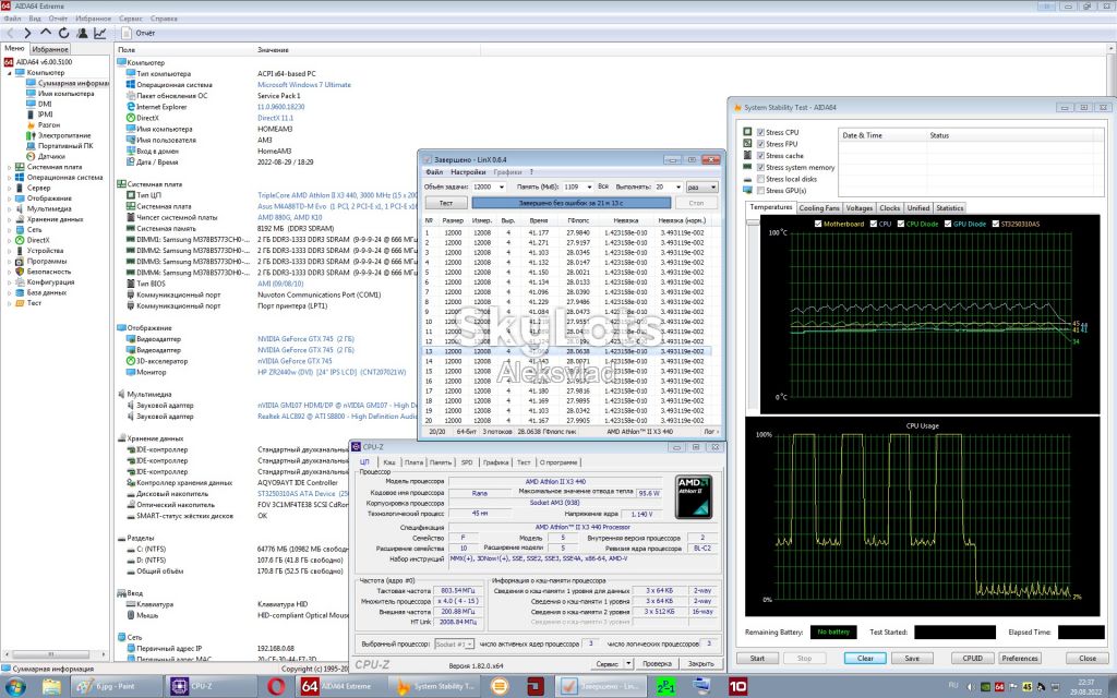 AMD Athlon II X3 440 3.0GHz                           (425, 435) - фото фото фото 8