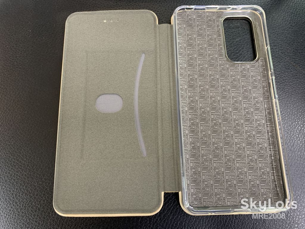Чехол-книжка Premium Leather для Xiaomi Redmi Note 10 Pro gold - фото фото фото 1