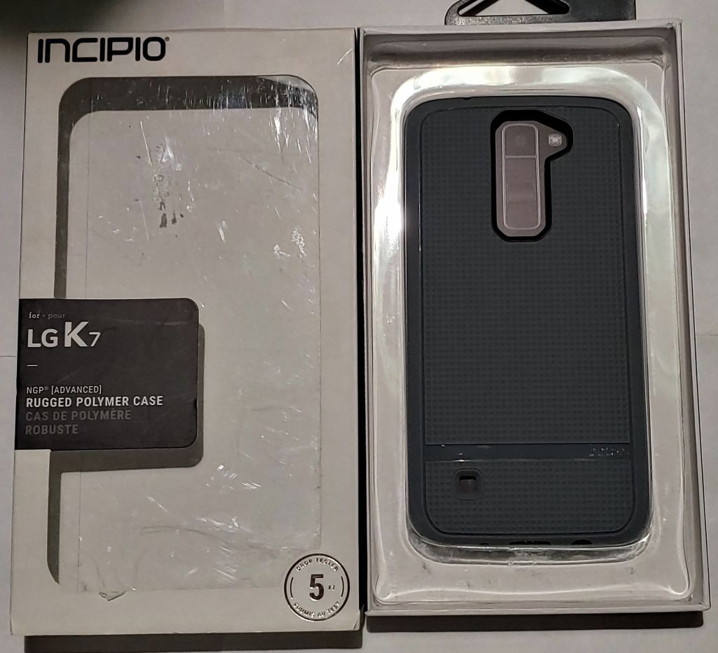 Чехол INCIPIO NGP для LG K7 серый резиновый - фото фото фото 0