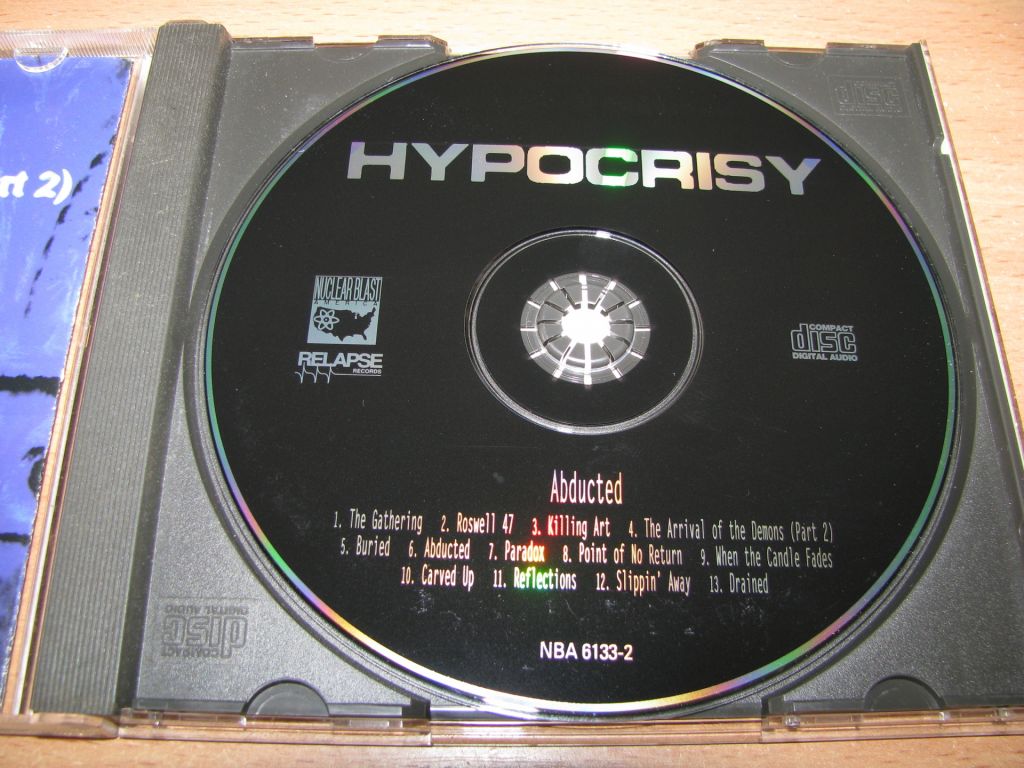 HYPOCRISY - Abducted  (1996 Nuclear Blast 1st press,USA) - фото фото фото 2
