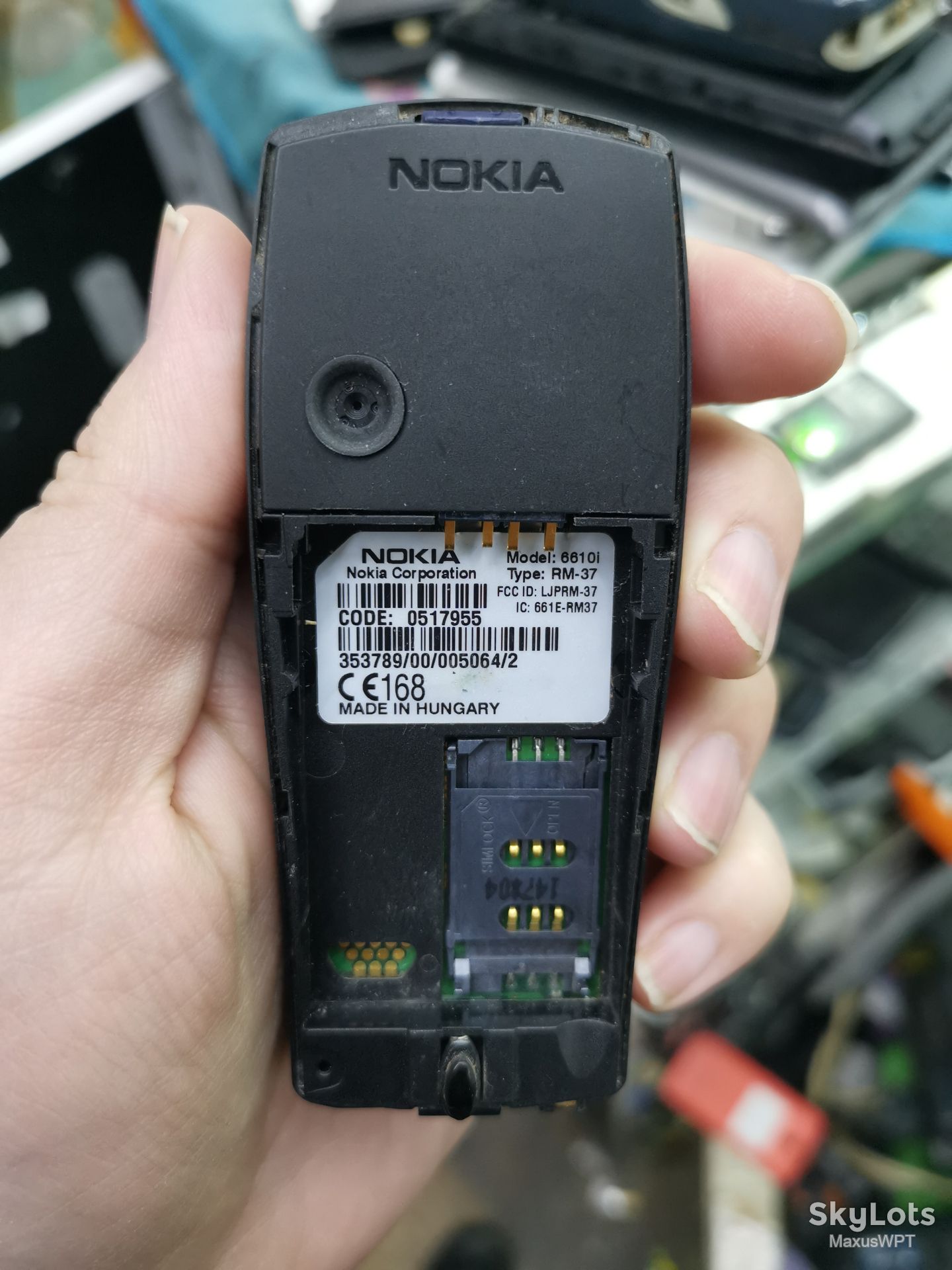 #1317 sklad Nokia 6610 6610i blue - фото фото фото 1