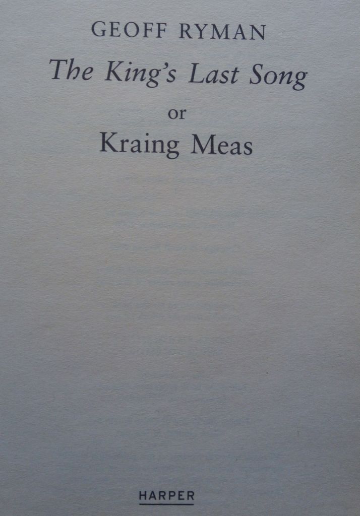 King's Last Song The Geoff Ryman English на Английском книга - фото фото фото 2