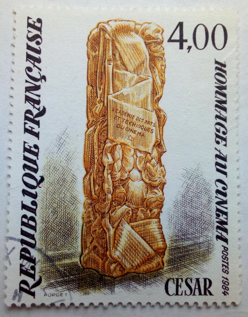 Франция 1984 Фильм Цезарь, гашеная  (КЦ = 2 евро) - фото фото фото 0