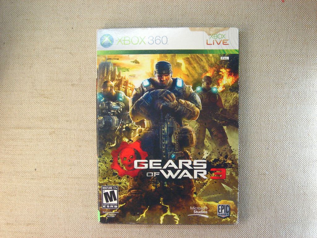 Гра DVD на XBOX 360. Gears of War 3 RU - фото фото фото 0