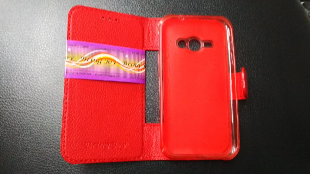 Чехол-книжка Bring Joy для Samsung J110 J1 Ace red - фото фото фото 1