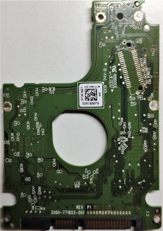 Плата HDD PCB 2060-771852-001 771852-201 WD WD2500LPVT WD3200LPVT WD5000LPVT - фото фото фото 1