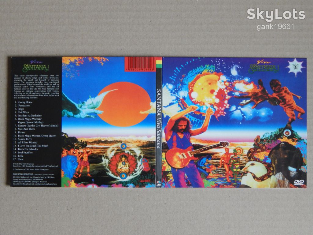 Santana ‎– Viva Santana ! ( DVD, Unofficial Release, Digipak) - фото фото фото 2