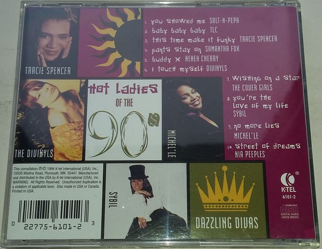 VARIOUS Hot Ladies Of The 90's  (Dazzling Divas) CD  US - фото фото фото 2