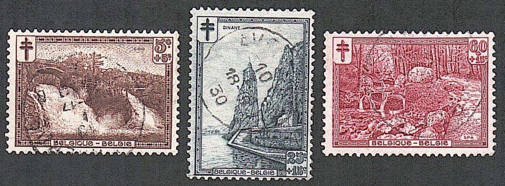 Бельгия  (1929) Борьба с туберкулезом. Ландшафты - фото фото фото 0