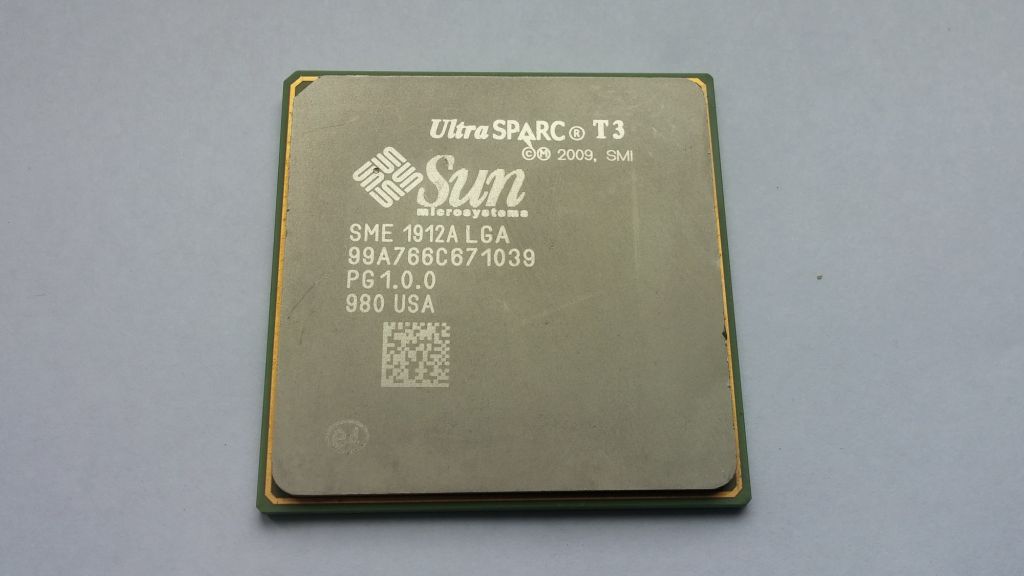 Sun Oracle Sparc T3 1.65GHz LGA 1912A 16ядер/128потоков процессор Вживане - фото фото фото 0