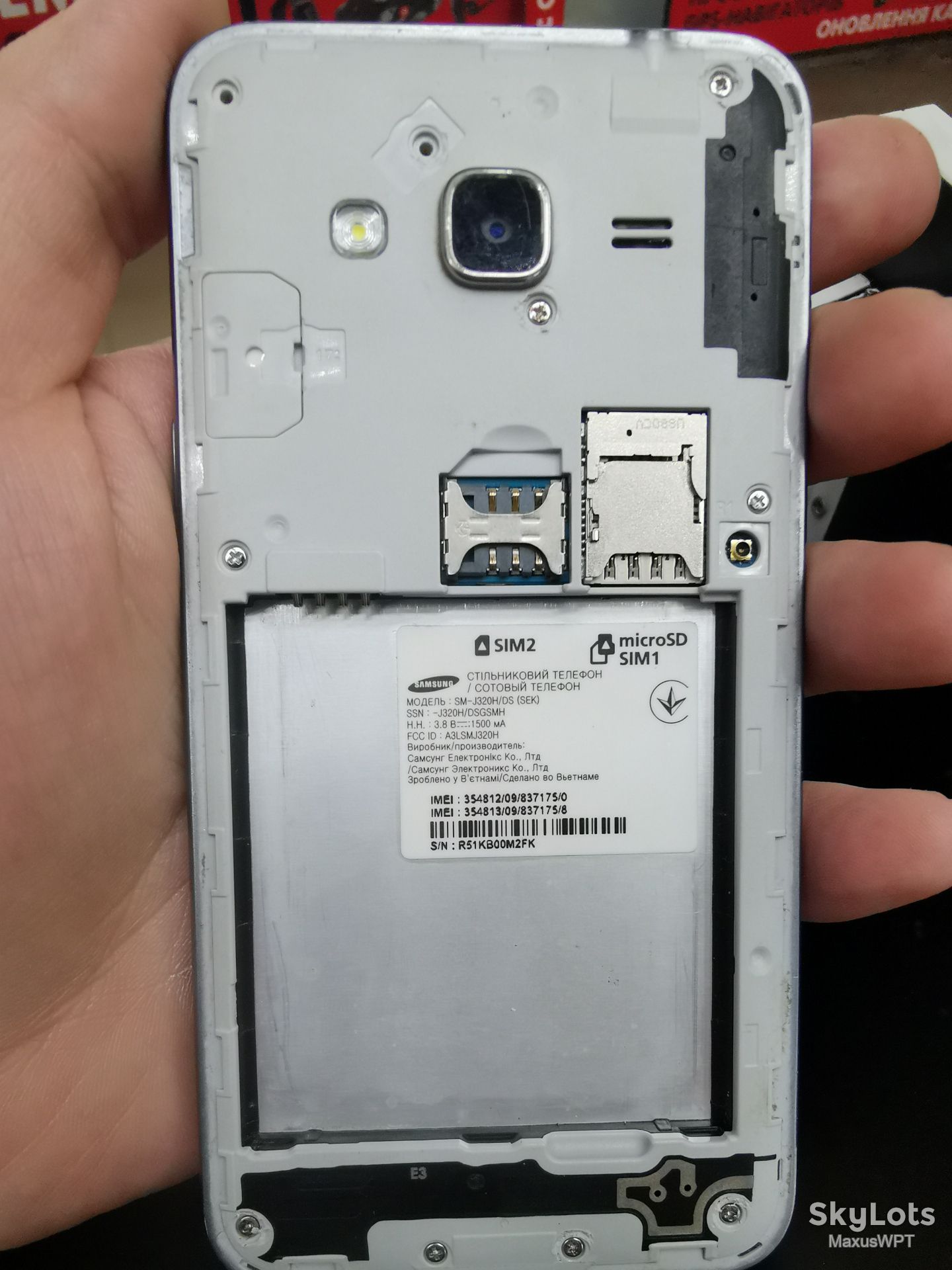 #481 Sklad samsung  j3 j320 black - фото фото фото 1